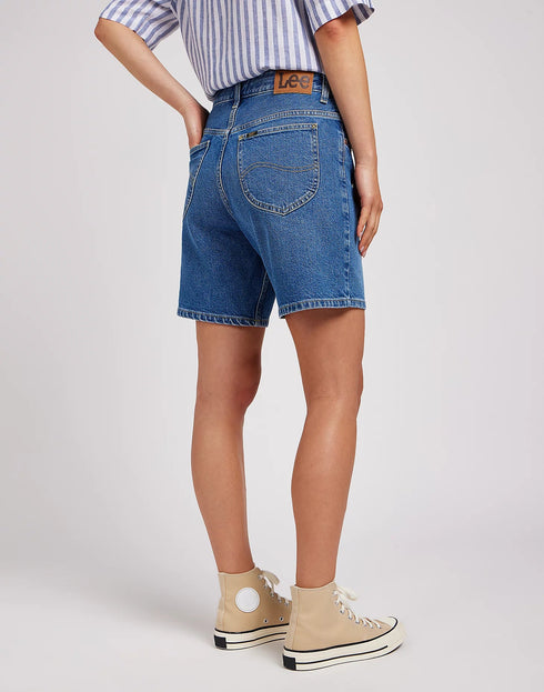 Lee Women's Rider Short In Bermuda River Deep